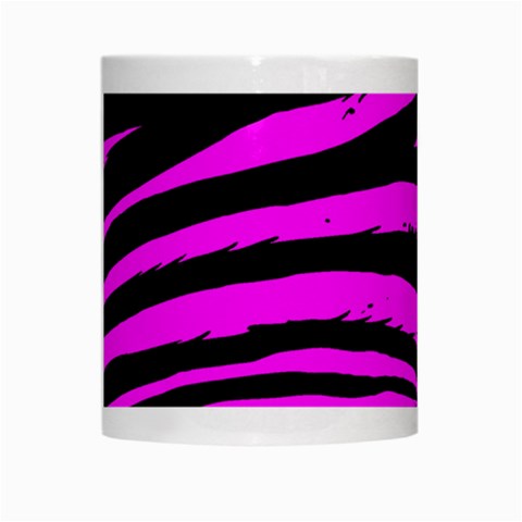 Pink Zebra White Mug from ArtsNow.com Center