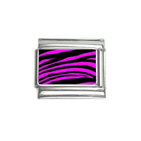 Pink Zebra Italian Charm (9mm) from ArtsNow.com Front