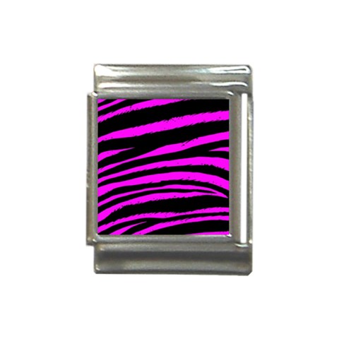 Pink Zebra Italian Charm (13mm) from ArtsNow.com Front