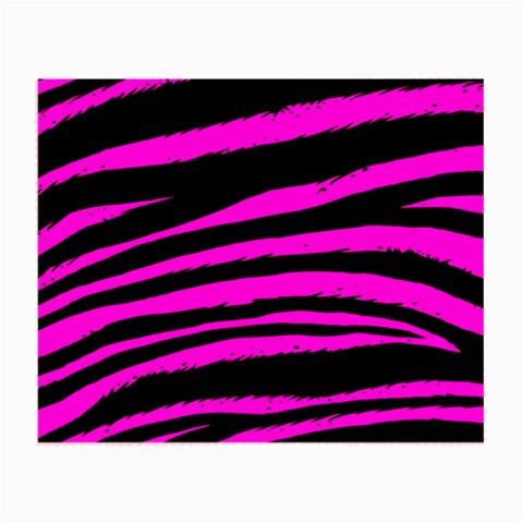 Pink Zebra Glasses Cloth (Small) from ArtsNow.com Front