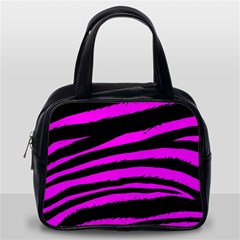 Pink Zebra Classic Handbag (Two Sides) from ArtsNow.com Back