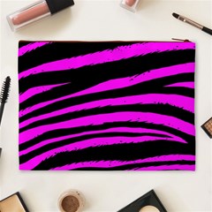 Pink Zebra Cosmetic Bag (XL) from ArtsNow.com Back