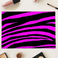 Pink Zebra Cosmetic Bag (XXL) from ArtsNow.com Front