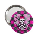 Princess Skull Heart 2.25  Handbag Mirror