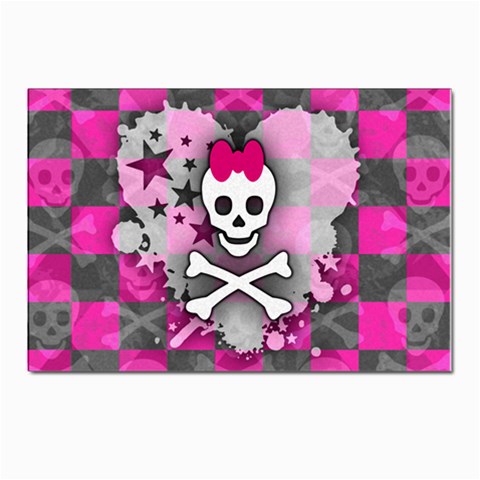 Princess Skull Heart Postcard 4 x 6  (Pkg of 10) from ArtsNow.com Front