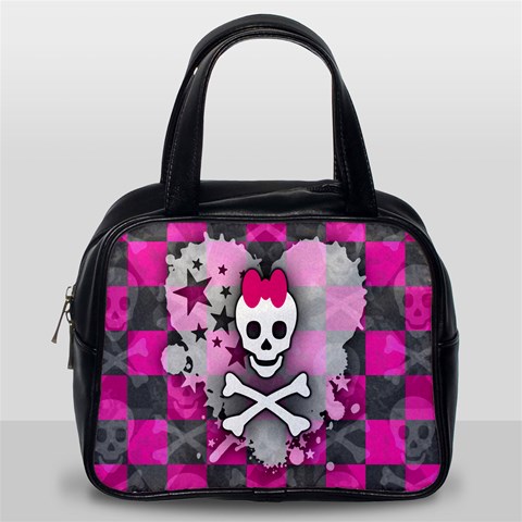 Princess Skull Heart Classic Handbag (Two Sides) from ArtsNow.com Back