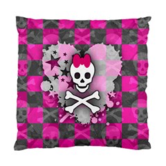 Princess Skull Heart Cushion Case (Two Sides) from ArtsNow.com Back