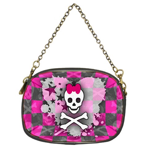 Princess Skull Heart Chain Purse (Two Sides) from ArtsNow.com Back