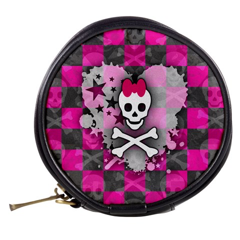 Princess Skull Heart Mini Makeup Bag from ArtsNow.com Back