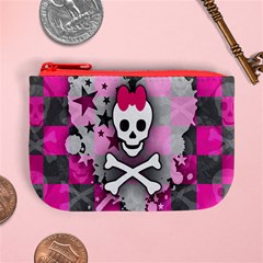 Princess Skull Heart Mini Coin Purse from ArtsNow.com Front