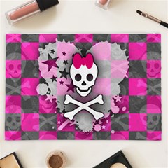 Princess Skull Heart Cosmetic Bag (XXL) from ArtsNow.com Back