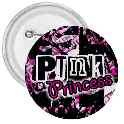 Punk Princess 3  Button from ArtsNow.com Front