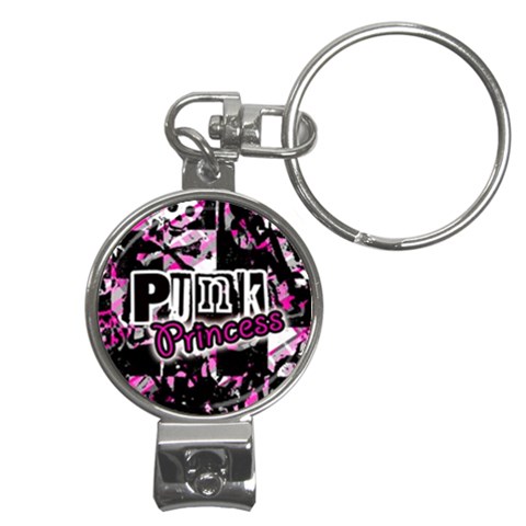 Punk Princess Nail Clippers Key Chain from ArtsNow.com Front