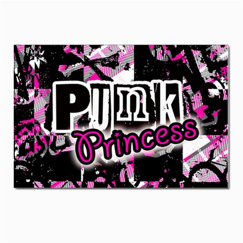 Punk Princess Postcard 4 x 6  (Pkg of 10) from ArtsNow.com Front