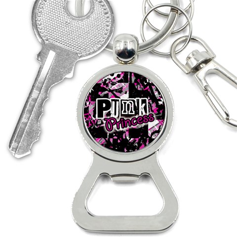 Punk Princess Bottle Opener Key Chain from ArtsNow.com Front