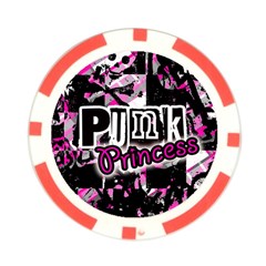 Punk Princess Poker Chip Card Guard (10 pack) from ArtsNow.com Back