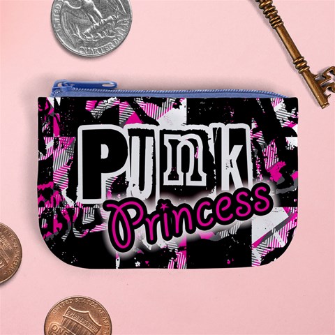 Punk Princess Mini Coin Purse from ArtsNow.com Front