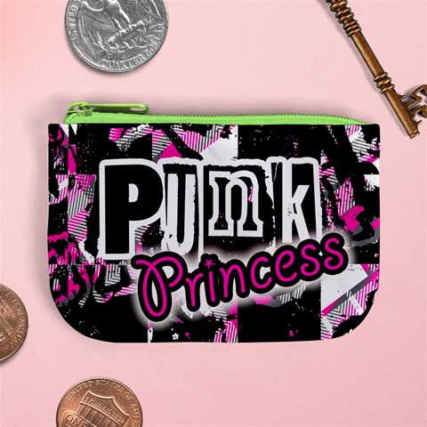 Punk Princess Mini Coin Purse from ArtsNow.com Front