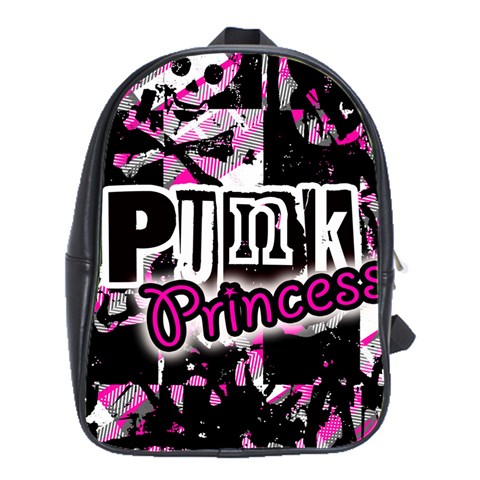 Punk Princess School Bag (Large) from ArtsNow.com Front