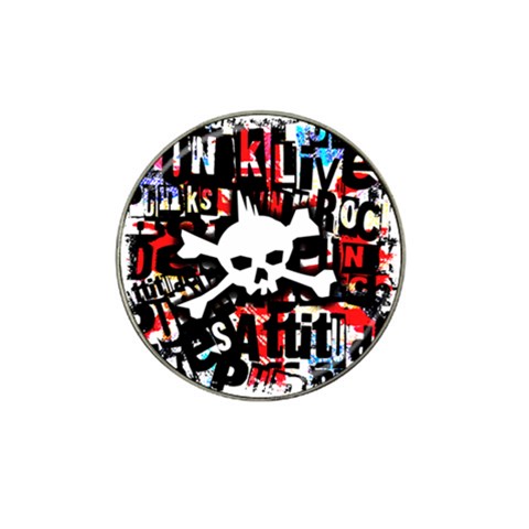 Punk Skull Hat Clip Ball Marker (10 pack) from ArtsNow.com Front