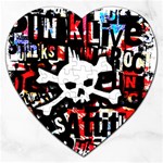 Punk Skull Jigsaw Puzzle (Heart)