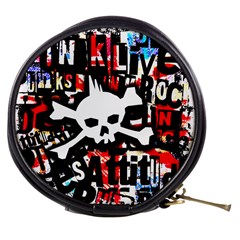 Punk Skull Mini Makeup Bag from ArtsNow.com Front