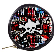 Punk Skull Mini Makeup Bag from ArtsNow.com Back