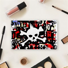 Punk Skull Cosmetic Bag (Medium) from ArtsNow.com Front