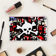 Punk Skull Cosmetic Bag (Medium) from ArtsNow.com Back