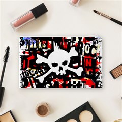 Punk Skull Cosmetic Bag (Medium) from ArtsNow.com Back