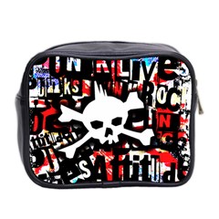 Punk Skull Mini Toiletries Bag (Two Sides) from ArtsNow.com Back