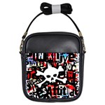 Punk Skull Girls Sling Bag