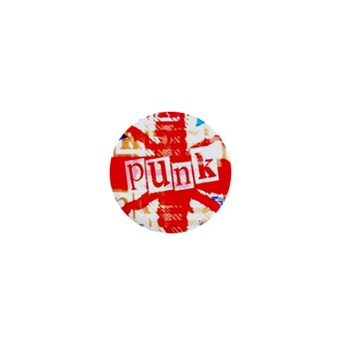 Punk Union Jack 1  Mini Button from ArtsNow.com Front