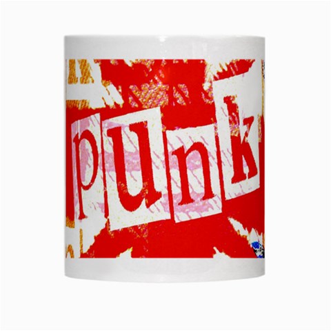 Punk Union Jack White Mug from ArtsNow.com Center