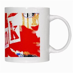 Punk Union Jack White Mug from ArtsNow.com Right