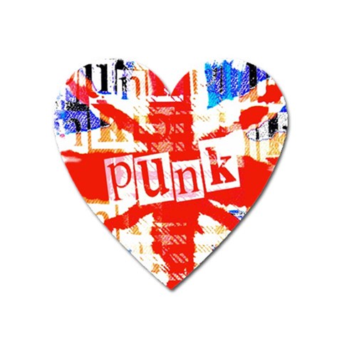 Punk Union Jack Magnet (Heart) from ArtsNow.com Front