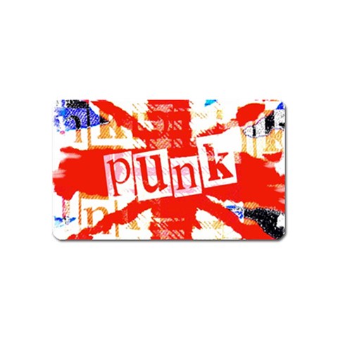 Punk Union Jack Magnet (Name Card) from ArtsNow.com Front