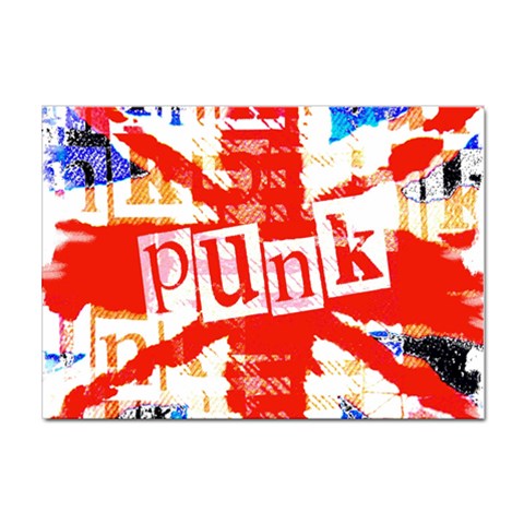 Punk Union Jack Sticker A4 (10 pack) from ArtsNow.com Front