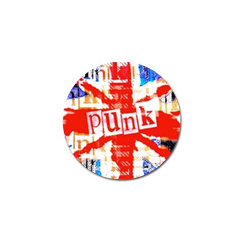 Punk Union Jack Golf Ball Marker from ArtsNow.com Front