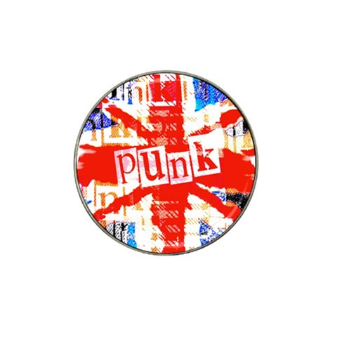 Punk Union Jack Hat Clip Ball Marker from ArtsNow.com Front