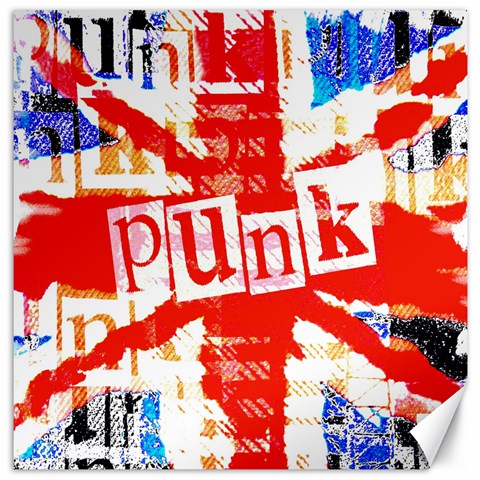 Punk Union Jack Canvas 16  x 16  from ArtsNow.com 15.2 x15.41  Canvas - 1