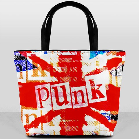 Punk Union Jack Bucket Bag from ArtsNow.com Front