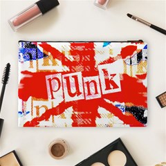 Punk Union Jack Cosmetic Bag (Large) from ArtsNow.com Back