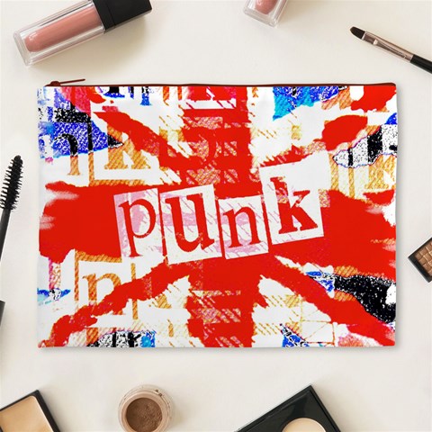 Punk Union Jack Cosmetic Bag (XL) from ArtsNow.com Front