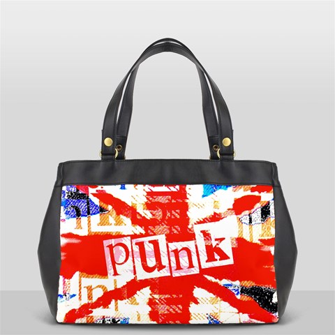 Punk Union Jack Oversize Office Handbag (Two Sides) from ArtsNow.com Front