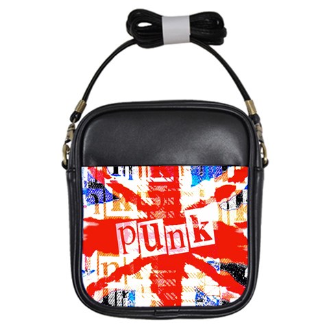 Punk Union Jack Girls Sling Bag from ArtsNow.com Front