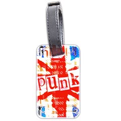 Punk Union Jack Luggage Tag (two sides) from ArtsNow.com Front