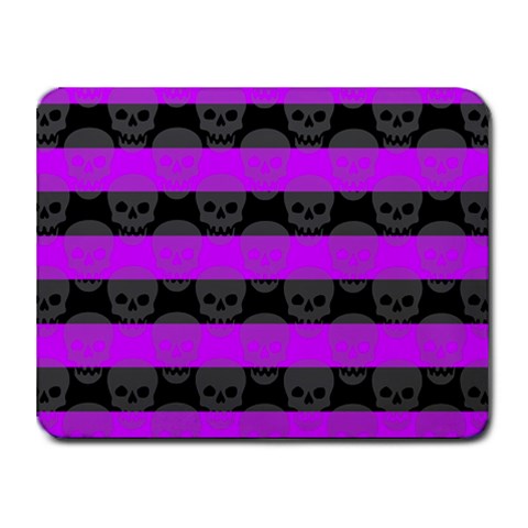 Purple Goth Skulls  Small Mousepad from ArtsNow.com Front