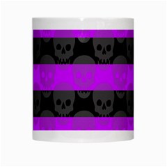 Purple Goth Skulls  White Mug from ArtsNow.com Center