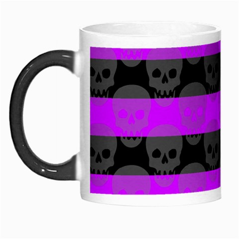 Purple Goth Skulls  Morph Mug from ArtsNow.com Left